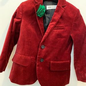 H&M velvet feel blazer